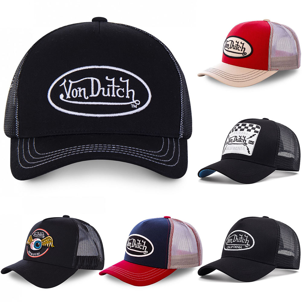 Trucker Cap Mesh - Повседневная модная бейсболка VON с дышащей