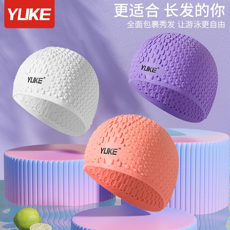 Swim Hat Silicone - 3D эргономичный дизайн, карманы для ушей