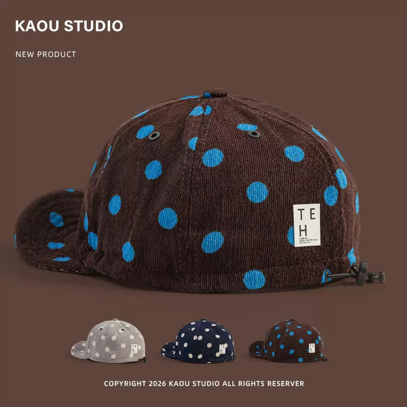 Corduroy Cap 5 Panel - Унисекс бейсболка из вельвета с узором